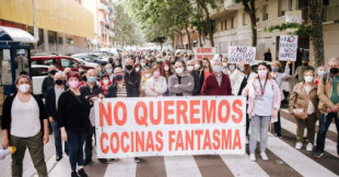 Crece la presión vecinal en Madrid y Barcelona para frenar la aparición irregular de “negocios fantasma