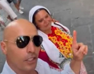 El polémico vídeo de un político italiano con una mujer gitana: "Vota Liga para no volver a verla nunca más"