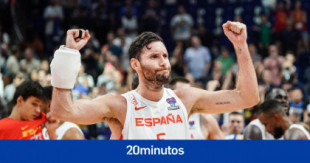 La bronca de Rudy Fernández tras el despertar de España que ha llevado a la selección a la semifinal de Eurobasket