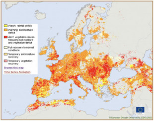 La sequía en Europa es la peor en 500 años