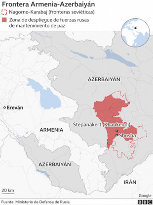 Nagorno Karabaj: cómo fronteras definidas en la era soviética siguen siendo causa de conflictos