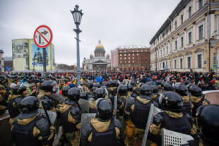Decenas de detenidos en protestas en Rusia contra la movilización anunciada por Putin