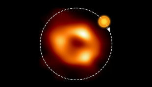Detectadas burbujas de gas caliente que se arremolinan alrededor del agujero negro supermasivo de la Vía Láctea