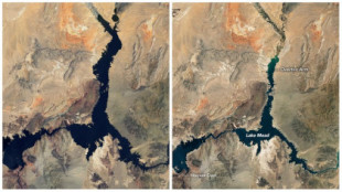 La sequía extrema reveló decenas cuerpos humanos en el lecho de un río cerca de Las Vegas