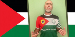 El mítico Éric Cantona arrasa en redes con su mensaje de apoyo a Palestina