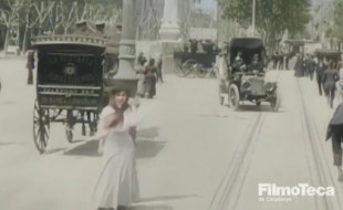 VÍDEO: Así era Barcelona en 1908, en color