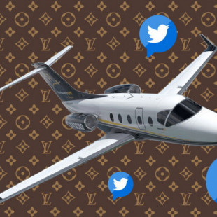 Harto de que Twitter difundiera en directo sus vuelos en avión privado, el CEO de Louis Vuitton vende su jet y se pasa al alquiler