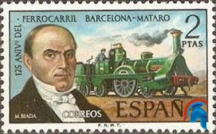 ¿Cuál fue el primer tren español en la península?