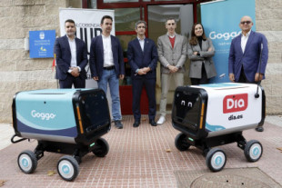 Dia y Telepizza empiezan a repartir con robots autónomos en Madrid