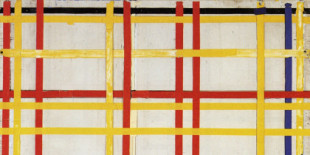 Un cuadro de Mondrian ha estado colgado 75 años al revés
