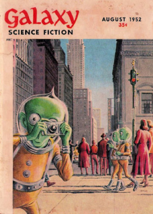 Las fantásticas portadas de la revista Galaxy Science Fiction en los años 50
