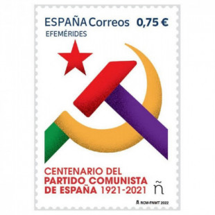 Un sello de Correos por el centenario del PCE indigna a PP, Vox y Ciudadanos