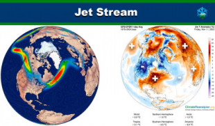 Una muestra más de las anomalías en la circulación del Jet Stream y sus consecuencias en el clima