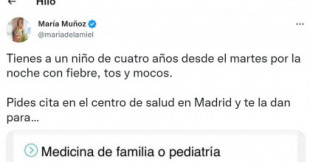 Una diputada de Ciudadanos se queja de las citas médicas en Madrid y las respuestas eran de esperar