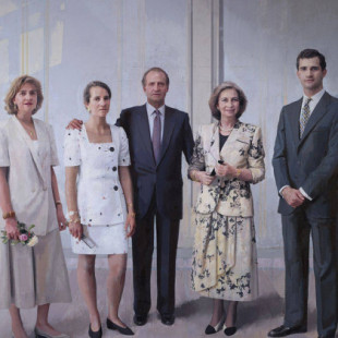 El retrato de la familia real que muestra la decadencia de la monarquía