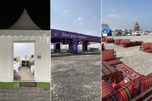 Los campamentos prefabricados para fans "premium" en Qatar son todo lo que nadie se esperaba: un robo