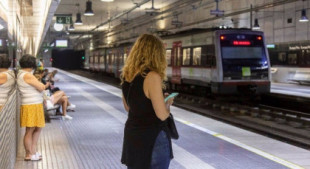 Pasajeros lesionados en el choque de dos trenes en Montcada i Reixac - Manresa (Barcelona)