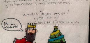 Un niño que sufre 'bullying' pide «amistad y compañerismo» en su carta a los Reyes Magos