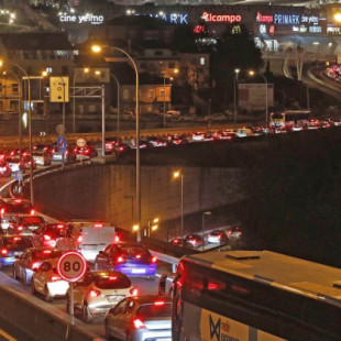 Colapso total del tráfico en Vigo