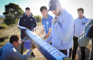 El Bisky Team crea el cohete de mayor tamaño lanzado por un equipo de estudiantes en España