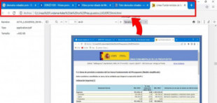 Valdelugueros presenta las cuentas municipales en un pantallazo que muestra rastros de búsquedas porno