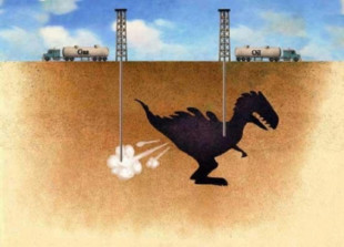 ¿Cuántos dinosaurios (y momias) hay en un litro de gasolina?