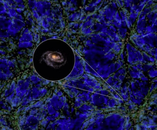 La Vía Láctea es demasiado grande para su pared cosmológica