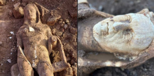 Estatua de mármol de tamaño natural de Hércules desenterrada durante excavaciones en Roma [ENG]