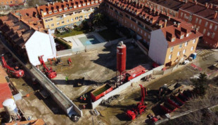 Un drama a vista de dron: así ha destruido el metro de Madrid decenas de viviendas en San Fernando