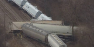 Descarrila otro tren con materiales peligrosos de la misma compañía que el de la catástrofe ecológica de Ohio