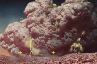 La electricidad de las tormentas parece regular el cloro de Marte