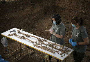 Culmina la exhumación en la fosa de Pico Reja y este martes se rendirá homenaje a las víctimas del franquismo