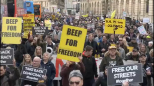 Manifestación en Oxford contra las "ciudades de 15 minutos".