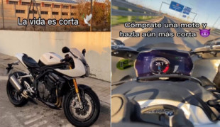 A 257 km/h, en moto y compartiendo mensajes en redes: la última barbaridad que denuncia la Guardia Civil