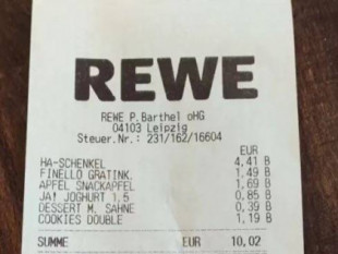 Lo que compra por 10 euros en un supermercado en Alemania sorprende a todos: "Alguien os la está metiendo doblada"