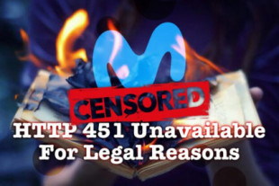 Movistar indicará el bloqueo de webs ilegales con el código HTTP 451, inspirado en una novela que critica la censura