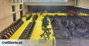 El nuevo polideportivo de Chamberí convierte en un gimnasio su pista para deportes de equipo antes de la apertura