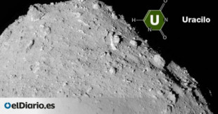 Hallados en un asteroide sin contacto con la Tierra restos de vitamina B3 y uracilo, compuestos básicos para la vida