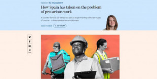 El "éxito de la reforma laboral" traspasa fronteras: el 'Financial Times' la considera un arma para acabar con la precariedad