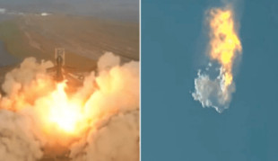 Starship, el cohete más grande jamás construido, explota a los pocos minutos de despegar tras chocar con un iceberg