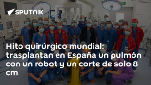 Hito quirúrgico mundial: trasplantan en España un pulmón con un robot y un corte de solo 8 cm