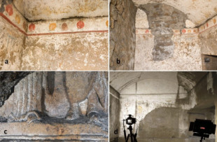 Descubren una antigua cámara funeraria griega en Nápoles usando muones
