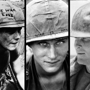 El arte del casco: fotografías antiguas de grafitis en los cascos de los soldados durante la guerra de Vietnam (ENG)
