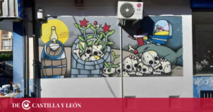 Eliminan cuatro días después el mural memorialista de Medina del Campo: "Es querer borrar a los asesinados"