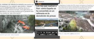 Las desinformaciones sobre el derribo de presas y pantanos en España