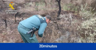 Así sorprendió la Guardia Civil a una mujer que intentaba provocar un incendio forestal en Zamora