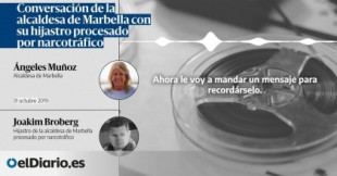 Los audios de la alcaldesa de Marbella: Ángeles Muñoz cierra una reunión entre su número dos y su hijastro 'narco'