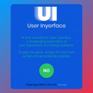 User Inyerface, un juego auténticamente cabrón sobre las peores formas de diseñar interfaces de usuario