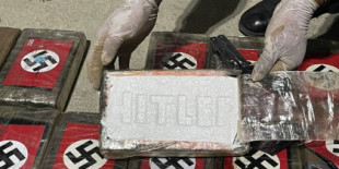 Alijo nazi: Perú incauta 58 kilos de cocaína con esvásticas y el nombre de Hitler en los paquetes