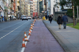 Un estudio de la OCU señala a la red ciclista de A Coruña como una de las peores de España